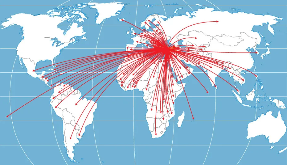 Mapa izvoza - Delta Nova Water Meters